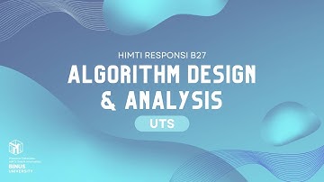 [LIVE RESPONSI UTS B27] ALGORITHM DESIGN & ANALYSIS