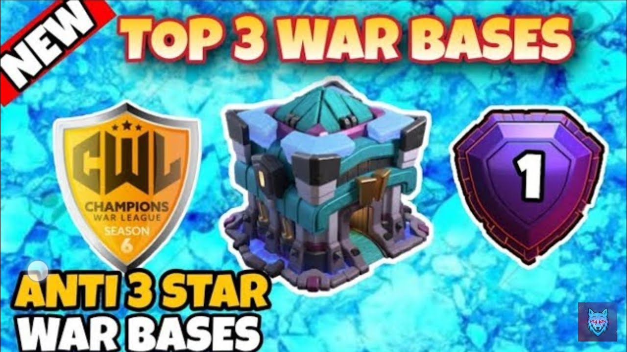 Top 3 Th13 War Base Links |  Best Th13 Anti three stars  war base 2020 | anti three star th13 links