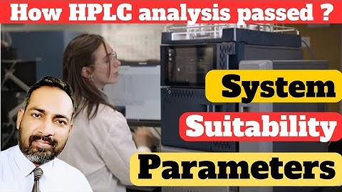 HPLC system suitability parameters in Hindi