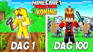 100 Dagen Overleven Als KONING In Minecraft Hardcore Met Kijkers! screenshot 3