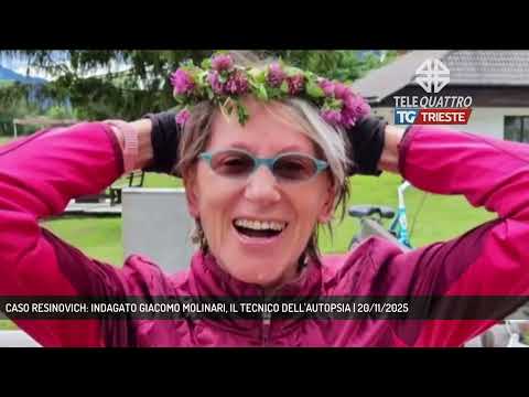 CASO RESINOVICH: INDAGATO GIACOMO MOLINARI, IL TECNICO DELL'AUTOPSIA | 20/11/2025