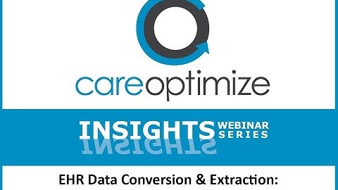 Insights17 -  EHR Data Conversion and Extraction