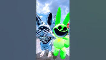 SIZE COMPARISON ZOONOMALY MONSTERS vs SMILING CRITTERS GARRY