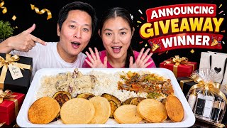 🎉 GIVEAWAY WINNERS ANNOUNCED🏆| Traditional Naga Food Mukbang | Dried Fish, Pork Lard & Mutton Rezala