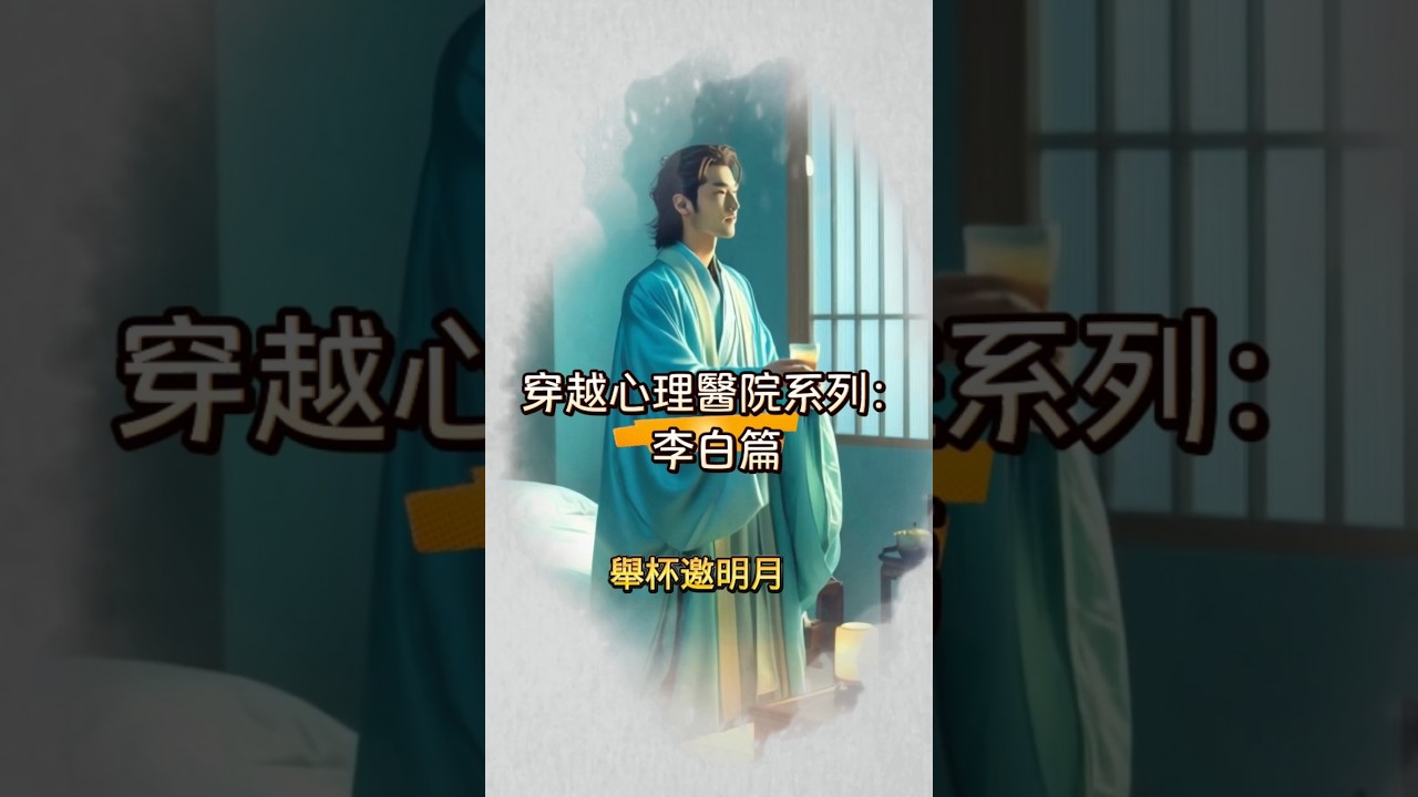李白住院了?如果詩仙活在現代,他會被怎麼診斷?|穿越心理醫院系列 EP1 穿越心理醫院開啟初診,看看現代醫生怎麼說#穿越心理醫院 #李白有病嗎 #古代詩人現代病 縮圖