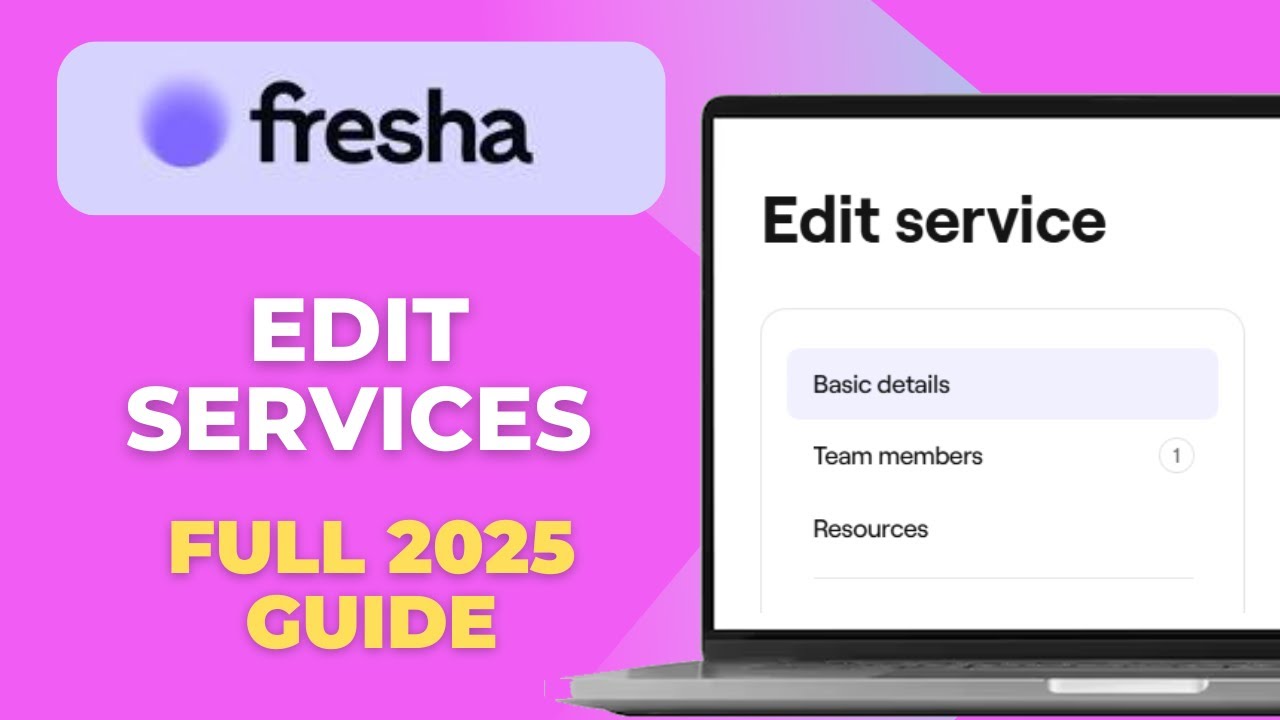 How to Edit Services on Fresha Full 2025 Guide