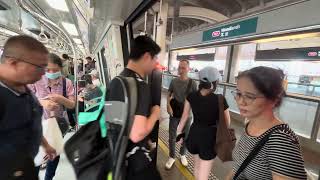 (New ‘Tuas Link’ voice?) Singapore MRT train ride from Canberra to Tuas Link