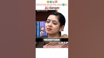 Will AI Take Away The Jobs! 🌍💫 | Upsc Topper 🔥Medha Anand | Upsc Interview