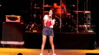 Selena gomez and the scene performing my dilemma live on stage at san
manuel amphitheater july 23, 2011