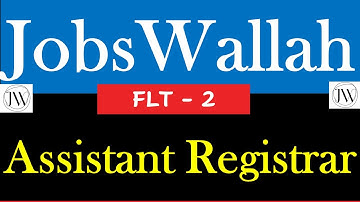 Test 7 / FLT 2 - Assistant Registrar - MPPSC