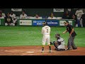 2019.3.20 MLB開幕戦 オークランド・アスレチックス クリス・デービス 第1号ツーランホームラン(スローモーション)