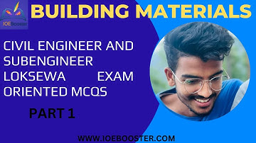 Building Materials MCQ (Engineer || sub-engineer loksewa) part 1