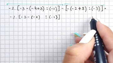 CÁLCULO CON NÚMEROS ENTEROS - Paréntesis, Corchetes, Suma, Resta, Multiplicación y División