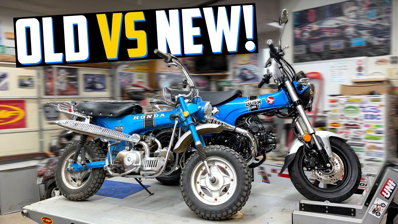 Старое против нового: что думает механик Honda о Dax 125 по сравнению с CT70 1970 года!