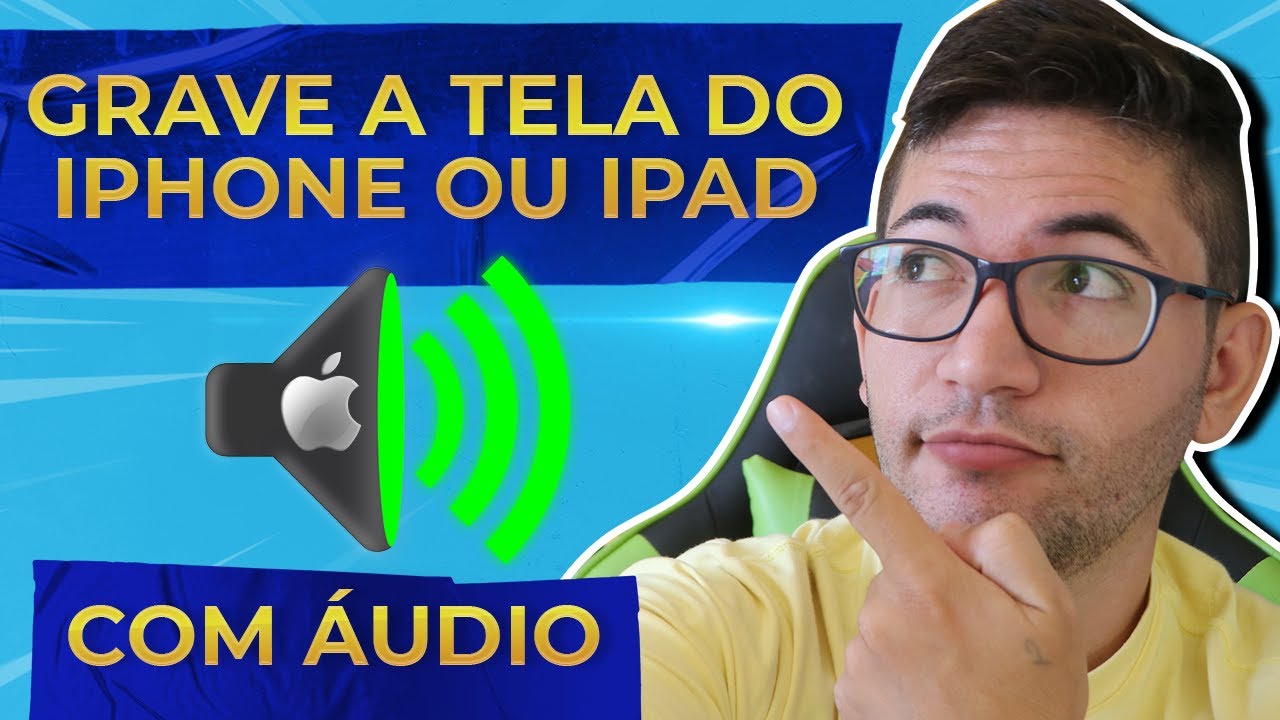 Como gravar a tela do iPhone ou iPad com AUDIO - YouTube