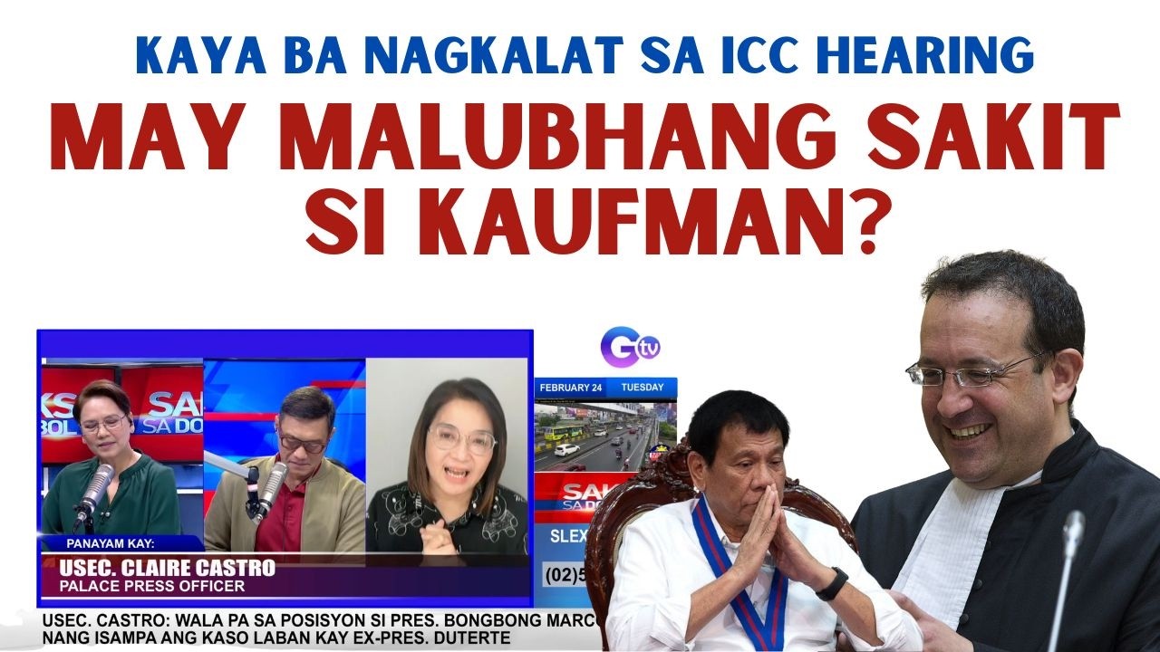 ATTY. KAUFMAN, MAY MALUBHANG SAKIT KAYA BA  NAGKALAT SA HEARING?