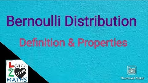 Bernoulli  Distribution :Definition & Properties (Malayalam).