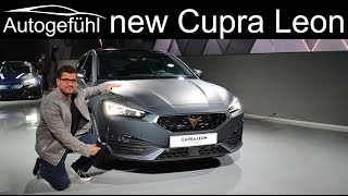 all-new Cupra Leon Premiere Exterior Interior Hatch e-Hybrid vs Sportstourer TSI - Autogefühl