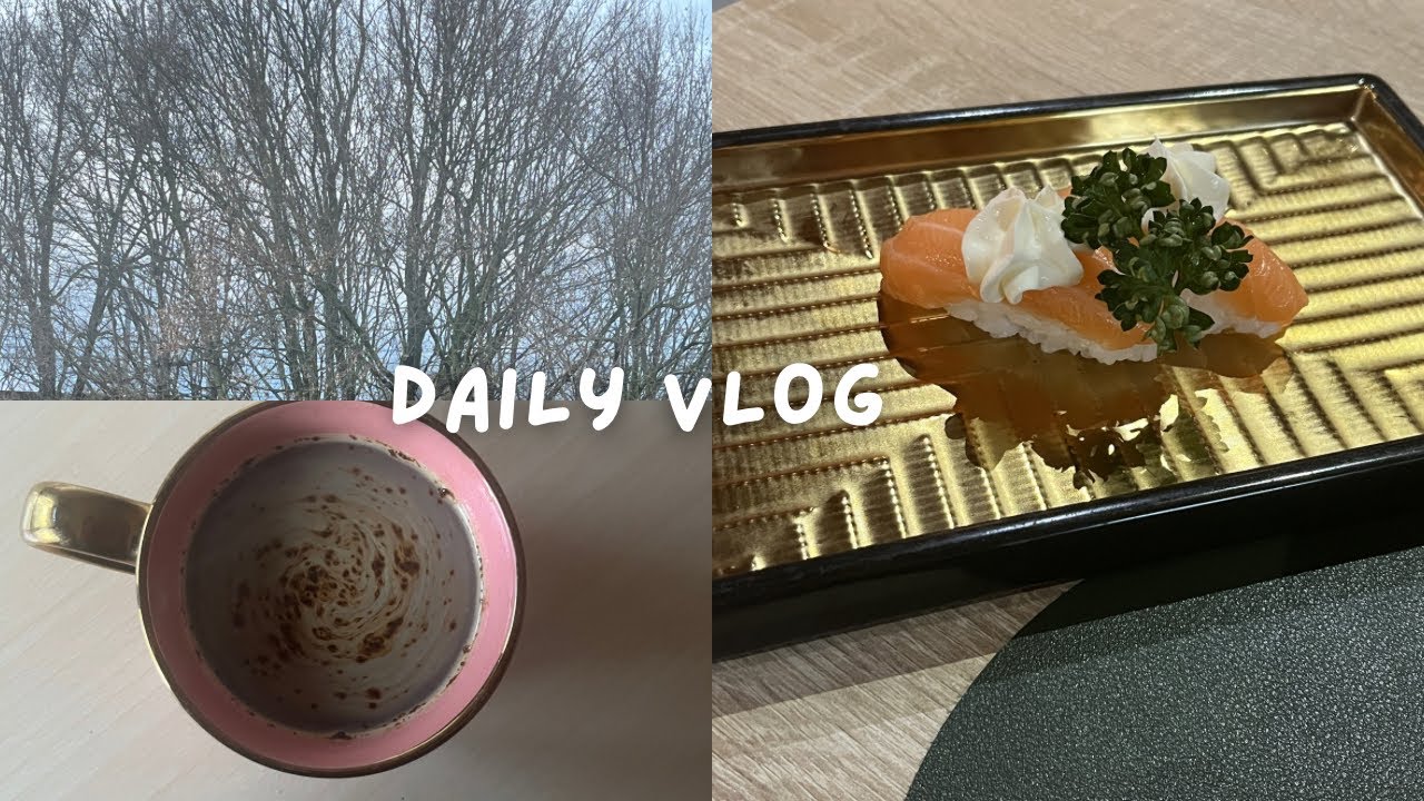 DAILY VLOG || aggiornamenti serie tv e sushi date 🍣