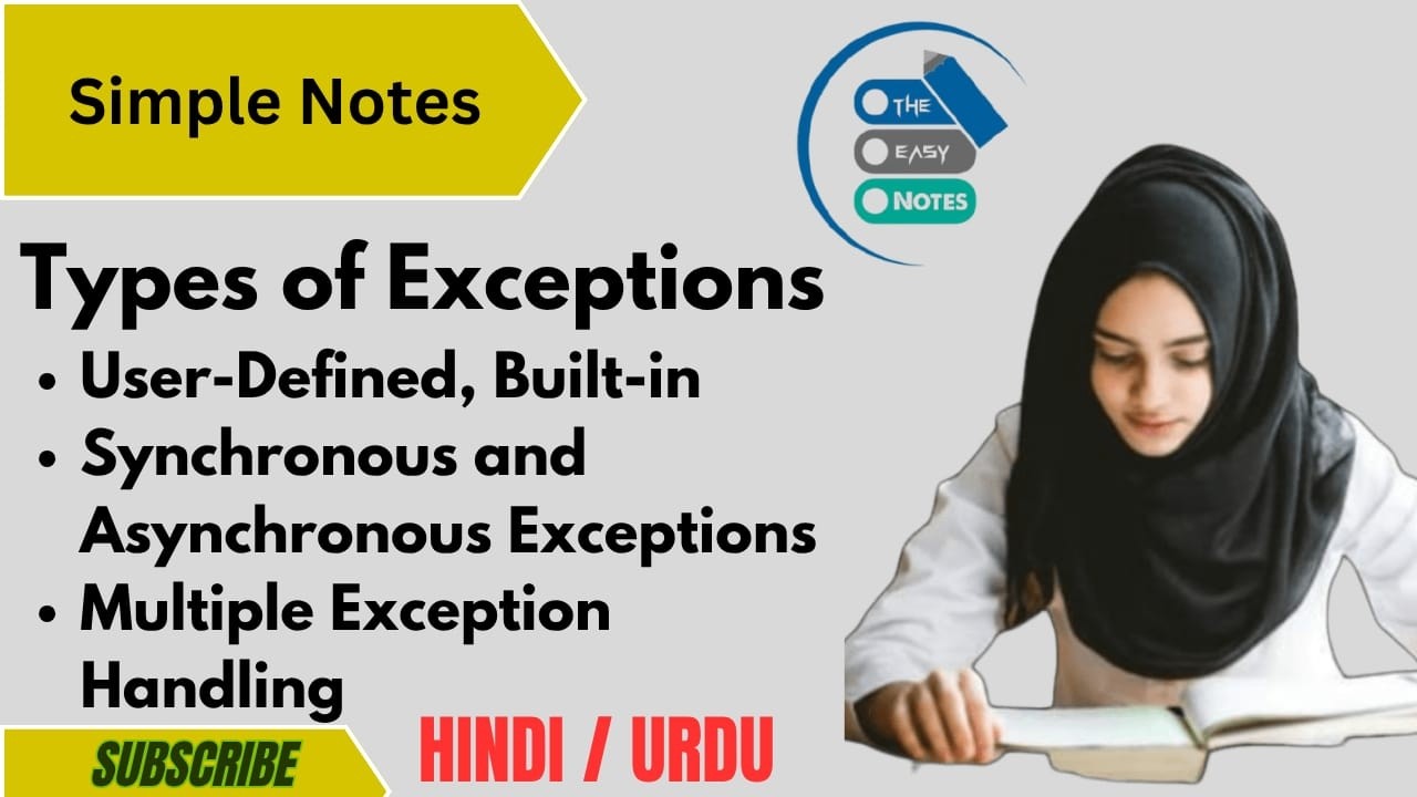 Exception Handling in C++ OOP (Part2) | Multiple Exception Handling ...