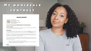 MY WHOLESALE CONTRACT | Small Candle Business Owner