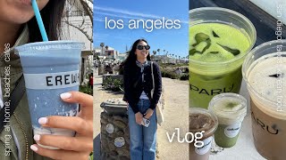 los angeles vlog | cafe hopping, beaches, sushi, korean food, san diego, tacos, matcha, shopping