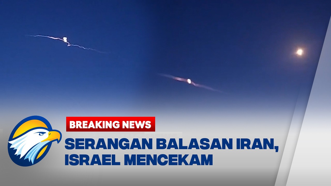 BREAKING NEWS - Sirene Berbunyi, Serangan Balasan Rudal Iran Guncang Israel