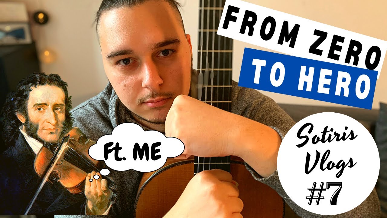 Guitar ZERO to HERO, Paganini Sonata no. 34 (with Score) Sotiris