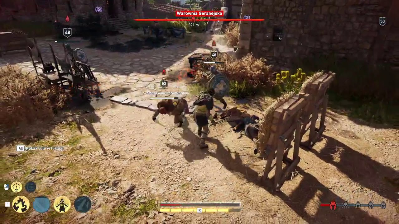 Assasin's Creed Odyssey New Game plus part 1 gameplay PL PC [