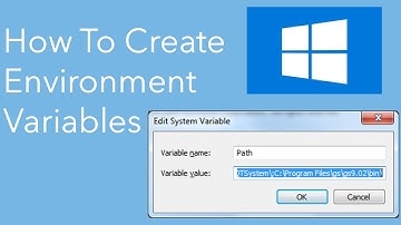 How To Create Environment Variables in Windows 10!