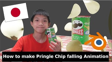 How to make Pringle Chip falling Animation (Moved to japan)