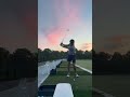Some range swings right before the sun goes down. Headphones on. #golfasmr #golf #golfswing #indiana