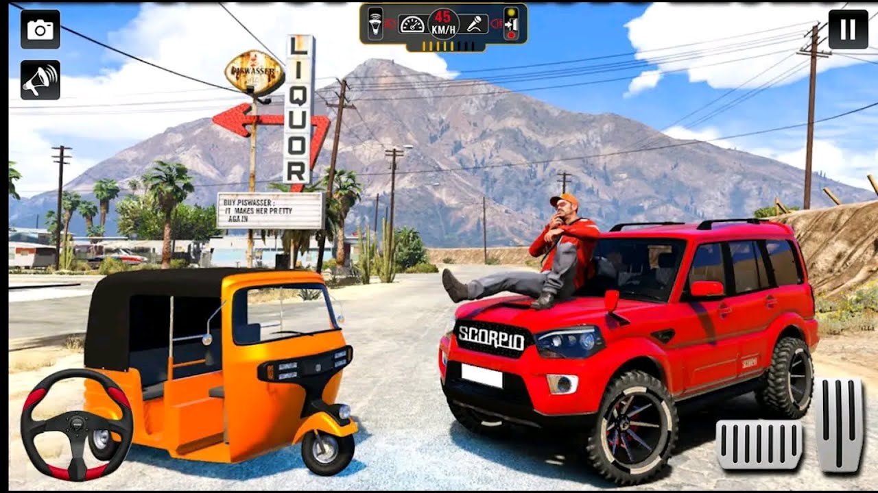 auto rickshaw racing simulator heavy driving funny game Android ...