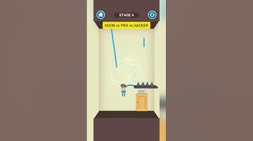 Rescue cut level 4 | rescue cut stage 4 | NOOB vs PRO vs HACKER gameplay #shorts #rescue #rescuecut