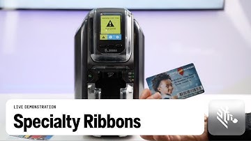 Colour Shifting Specialty Ribbon for the ZC350 Card Printer | Zebra