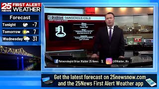 Dangerous cold continues tonight and tomorrow