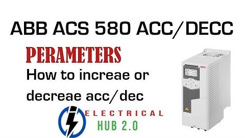 ABB ACS355 VFD | Acceleration & Deceleration Time Setting | Complete Guide in Urdu/Hindi