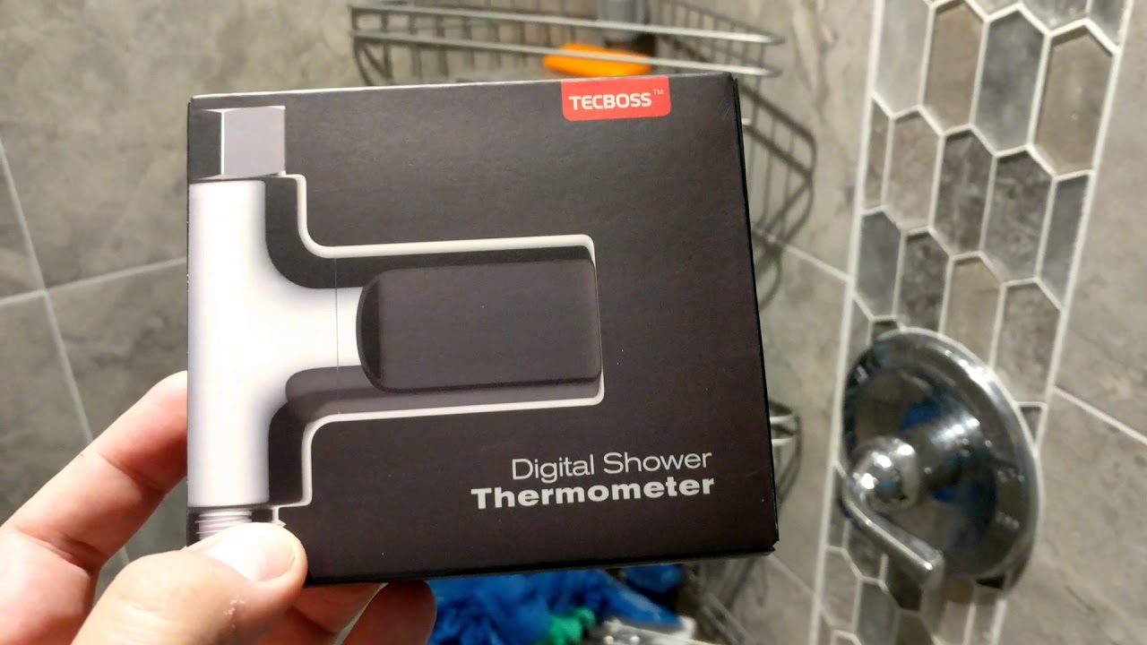 TECBOSS SHOWER THERMOMETER - UNBOXING - REVIEW - GIVEAWAY 