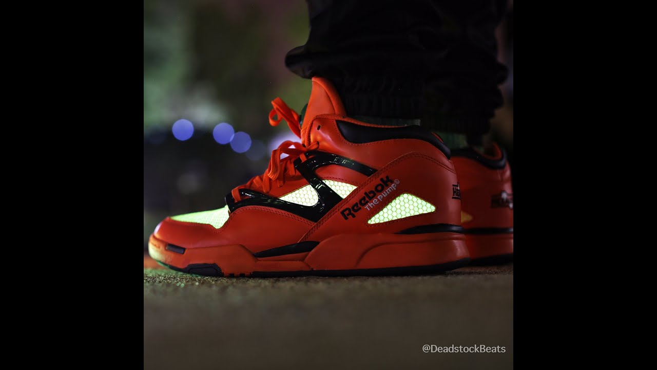 reebok pump omni lite on feet