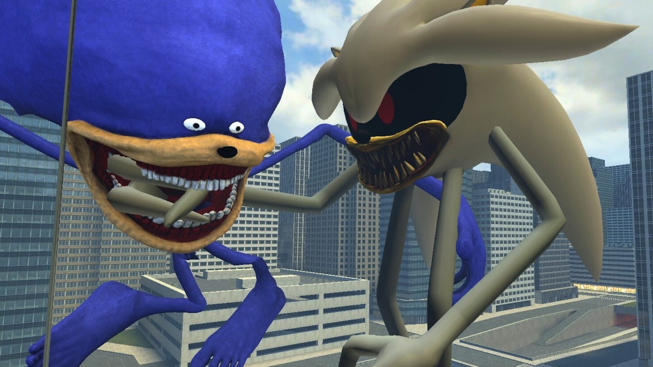 NEW SILVER NIGHTMARE INNYUME SMILEY'S VS ALL SHIN SONIC TAPES FAMILY in Garry's Mod!