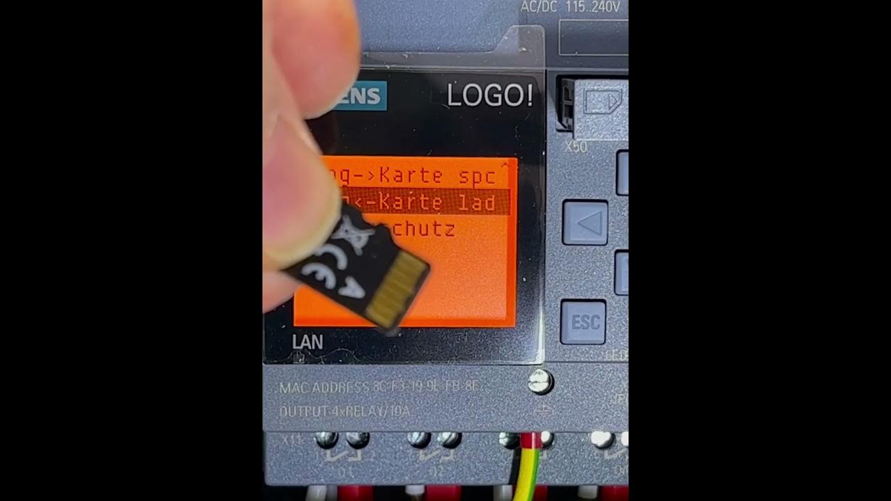 Siemens Logo 8 Programm aufspielen YouTube
