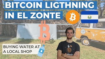 Paying with Bitcoin Lightning Network in El Zonte, El Salvador 🇸🇻 (Bitcoin Beach)