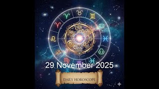 29th November 2025 Horoscope
