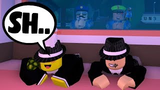 COPS ALMOST CAUGHT US!! (Roblox Jailbreak Roleplay)