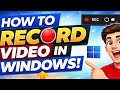 How to record video in windows
