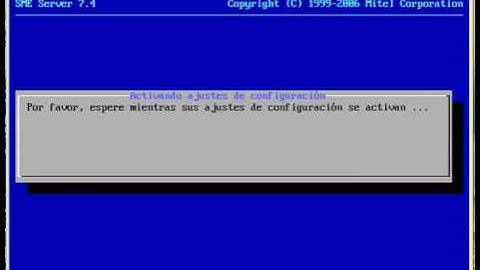 CONFIGURACION DE SME SERVER EN MAQUINA, VIRTUAL PC (PARTE 1)