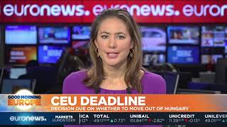 Central European University To Announce Whether It Will Leave Hungary