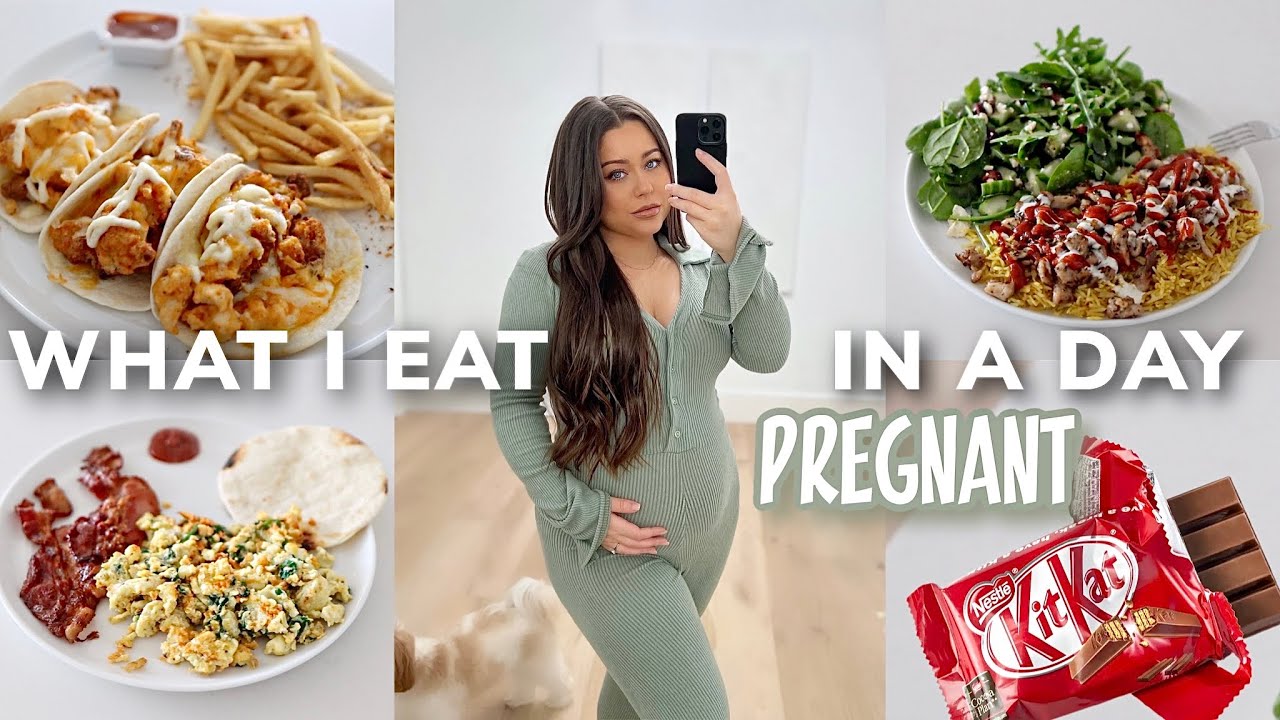 WHAT I EAT IN A DAY AT 24 WEEKS PREGNANT - SECOND TRIMESTER EDITION
