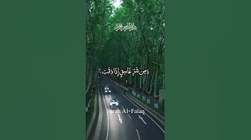 قل أعوذ برب الفلق 💚⚘سورة الفلق بصوت جميل جدا حالات واتس اب قرآن