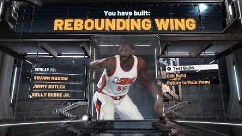 Best Rebounding Wing Build NBA 2k20!!!!!!